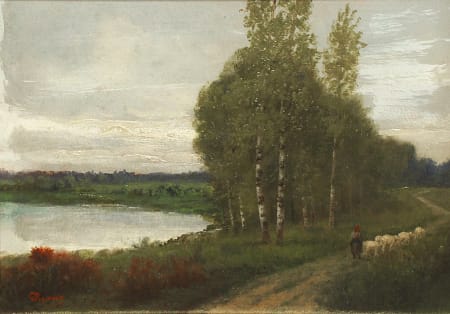 Giovanni Pisano — Paesaggio campestre